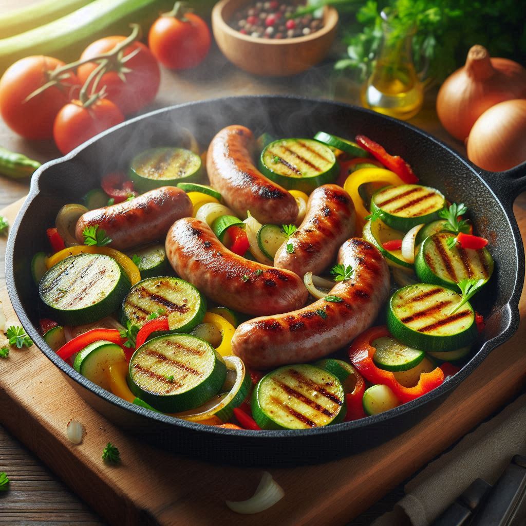 Sausage and Zucchini Skillet